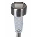 Set de 12 lampes balisage en acier inox Ø5,5x39,5cm argent Lunara Vente