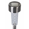 Set de 12 lampes balisage en acier inox Ø5,5x39,5cm argent Lunara Vente