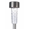Set de 12 lampes balisage en acier inox Ø5,5x39,5cm argent Lunara Remises