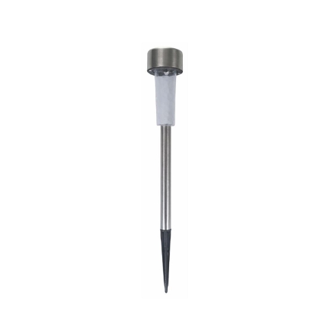 Set de 12 lampes balisage en acier inox Ø5,5x39,5cm argent Lunara Promotion