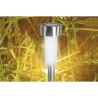 Set de 12 lampes balisage en acier inox Ø5,5x39,5cm argent Lunara Offre