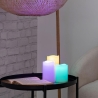 Ensemble de 3 bougies LED, 12 variations de couleur, télécommande Tivon Vente