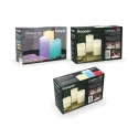 Ensemble de 3 bougies LED, 12 variations de couleur, télécommande Tivon Catalogue
