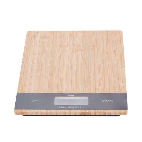 Balance de cuisine numérique en bambou 15,5x22,5x2,4 Paxel Promotion