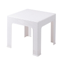 Lage tuintafel 43x43 cm van kunststof met rotan-look Zhorek Catalogus