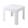 Table basse d'extérieur 43x43 cm en plastique effet rotin Zhorek Catalogue