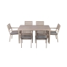 Table de jardin + 6 chaises en aluminium avec coussins Ibiza Offre