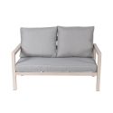 Ensemble mobilier de jardin Ibiza : canapé, table basse et 2 fauteuils avec coussins Remises