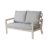 Ensemble mobilier de jardin Ibiza : canapé, table basse et 2 fauteuils avec coussins Réductions