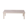 Ensemble mobilier de jardin Ibiza : canapé, table basse et 2 fauteuils avec coussins Modèle