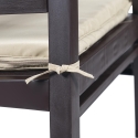 Tuinset voor buiten - 2-zitsbank, 2 fauteuils en salontafel met houtlook Fij Aankoop