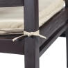 Tuinset voor buiten - 2-zitsbank, 2 fauteuils en salontafel met houtlook Fij Aankoop