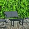 Tuinset voor 4 personen met glazen tafelblad Saint Tropez Aanbod