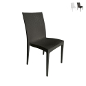 Tuinstoel van polypropyleen met rattan look New Magic Aanbod