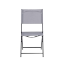 Opvouwbare tuinstoel met ijzeren frame polyester PVC Maratea Kortingen