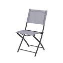 Opvouwbare tuinstoel met ijzeren frame polyester PVC Maratea Voorraad