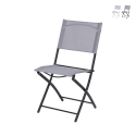Opvouwbare tuinstoel met ijzeren frame polyester PVC Maratea Aanbieding