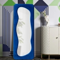 Wandspiegel met fluwelen lijst 160x60x4 cm Theodor Verkoop