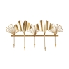 Metalen wandkapstok met 5 haken 26,3x49,5x6 cm Leaves Aanbieding
