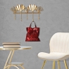 Metalen wandkapstok met 5 haken 26,3x49,5x6 cm Leaves Verkoop