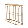 Console en métal style bohème chic avec plateau en rotin Samui Offre