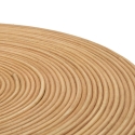 Ronde lage tafel in rotan 56x48x48cm boho chic stijl Teyra Korting