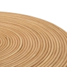 Ronde lage tafel in rotan 56x48x48cm boho chic stijl Teyra Korting