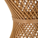 Ronde lage tafel in rotan 56x48x48cm boho chic stijl Teyra Kortingen