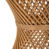 Ronde lage tafel in rotan 56x48x48cm boho chic stijl Teyra Kortingen