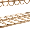 Étagère murale en métal et rotin style bohème chic Panama Remises