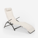 Opvouwbare strand- en tuin ligstoel Pasha Luxury 