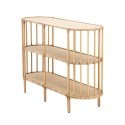 Console d'entrée en métal et rotin 3 étagères boho chic Panama Remises