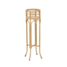 Support pour pots rond en métal et rotin Panama Stand Promotion