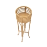 Support pour pots rond en métal et rotin Panama Stand Offre