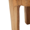 Ambachtelijke teak houten kruk in etnische stijl Stold Catalogus