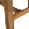 Tabouret en teck design naturel ethnique Sel Slim Modèle