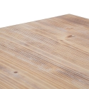 Industriële vierkante tafel 80x80 cm van hout en metaal Ankara Voorraad