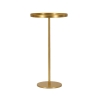 Table haute ronde en métal doré 51x100 cm Doha Offre