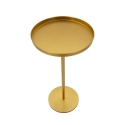 Table haute en métal doré design moderne 41x80cm Doha Offre