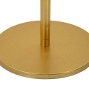 Table haute en métal doré design moderne 41x80cm Doha Réductions