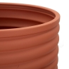 Set van 3 moderne ronde metalen plantenhouders in kleur Milly Tris Voorraad