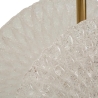 Goudkleurige metalen hanglamp met decoratieve glazen kappen Glass Catalogus