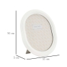 Ovale fotolijst van witte hars 20x25 cm Ovally Catalogus
