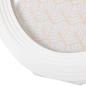 Cadre photo ovale en résine blanche 20x25 cm Ovally Remises