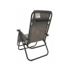 Chaise longue de plage et jardin Rio, inclinable et pliable 