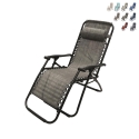 Chaise longue de plage et jardin Rio, inclinable et pliable Promotion