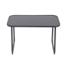 Ensemble de jardin 4 places en acier table basse avec plateau en verre coussins Cannes Remises