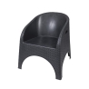 Fauteuil d'extérieur en plastique effet rotin Pachà Promotion