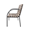Banc en bois d'épicéa et acier 120x58x83 cm Kovek Offre