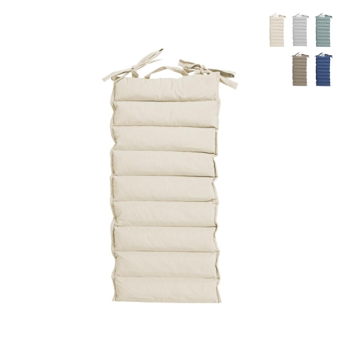 Cuscino outdoor imbottito idrorepellente rettangolare 45x95cm Delua Promotion
